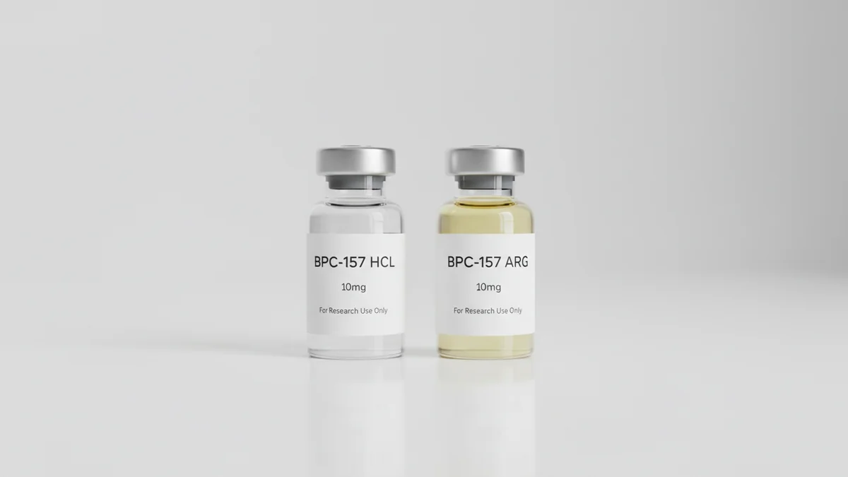 BPC-157 Arg vs BPC-157 HCl – czym się różnią i który wybrać?