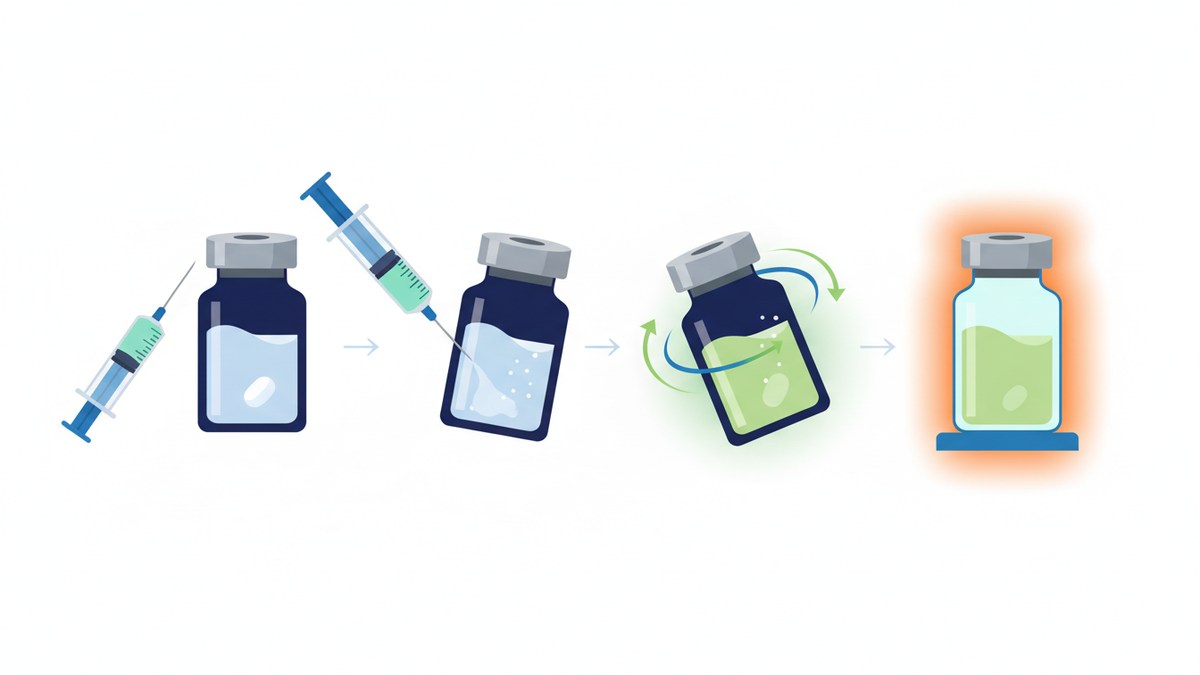 Proces rekonstytucji peptydu — krok po kroku